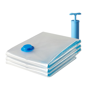 Factory Price Eco Friendly Space Saver Compressed Bag Vacuum <b>Storage</b> Bag Set with Pump for <b>Clothes</b> Mattress - Product Image 1