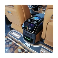 Fabricant Professionnel – Meilleure Qualité Chine – Boîte de Rangement Centrale V-CLASS Beige/Noir pour Voiture avec Porte-Gobelets et Accoudoirs – 35kg