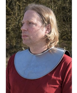 Protector de Cuello de Gladiador Medieval, Armadura de Acero, Disfraz de Torso, Protector de Pecho Metálico, Armadura Decorativa, Diseño de Protección Corporal Usable - Product Image 1