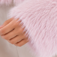 Abrigo de invierno cálido y esponjoso para mujer, de piel sintética gruesa tipo caballero, de lana/seda, corte ajustado, con cremallera, manga larga, marca privada