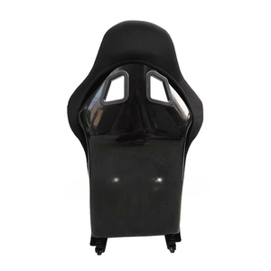 Asientos de Carreras MR Black Velvet para Coche, Asientos de Fibra de Carbono Tipo Bucket para <span class=keywords><strong>Leon</strong></span>, Asientos de Competición Senna de Alto Rendimiento - Product Image 6