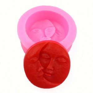 Moule en silicone 3D personnalisé en forme de visage pour savon ou décoration de gâteau, outil de bricolage réutilisable pour fabrication artisanale OEM/ODM - Product Image 1