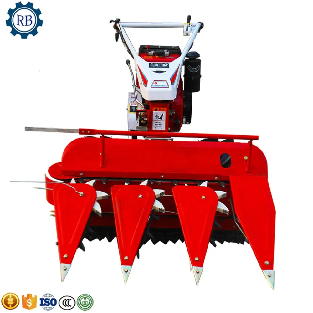 Professional stalk crop cutting millet crop harvesting cutting machine sorghum harvester