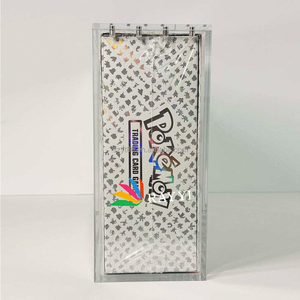 Rõ ràng Acrylic Pokemon 151 Booster hộp hiển thị trường hợp cho Nhật Bản ví dụ. Hộp tăng cường sv2a hiển thị 151 - Product Image 5