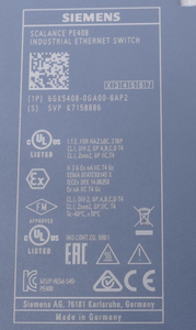 6GK5408-0GA00-8AP2 PLC <strong>NCE</strong> PE408 Industrial Ethernet Switch E02 Automation Spare Part Brand New Original - Product Image 4