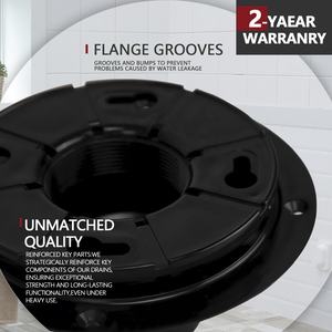 Drenaje de <span class=keywords><strong>Ducha</strong></span> Cuadrado Cepillado de 3-1/2 Pulgadas con Filtro de Pelo, Cubierta de Acero Inoxidable, Base de ABS, Certificación CUPC para Baño - Product Image 6