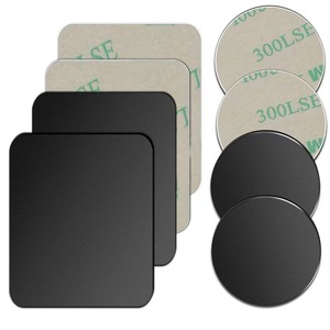 Placa metálica magnética autoadhesiva, lámina de hierro, soporte para teléfono, placa metálica redonda, adhesivo metálico rectangular, lámina de hierro para sensor de luz - Product Image 5