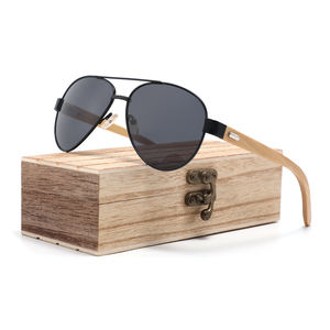 2025 vente chaude concepteur bambou lunettes de soleil métal cadre nuances surdimensionné unisexe lunettes de soleil mode lunettes de soleil à la mode pour hommes - Product Image 5