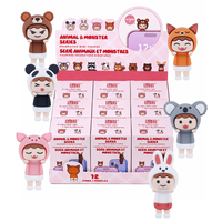 Boîte mystère de figurines miniatures pour coques de téléphone en gros – PVC, animaux mignons, compagnons d'écran, cadeau de collection pour adolescents, emballage personnalisé avec logo