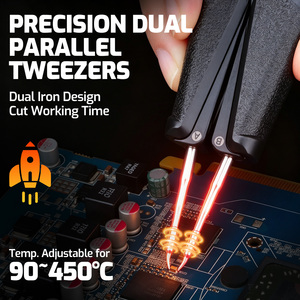 Station de soudage portable YIHUA 928D-IX PD/QC avec pince à souder, 25W/60W en option, pour réparation de composants SMD de précision, modèle W289 - Product Image 3