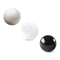Billes de broyage en céramique blanches de grande taille produites en usine, billes de roulement industrielles pour ciment