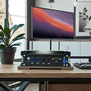 EGLOBAL 8 * USB <span class=keywords><strong>2</strong></span> * LAN <span class=keywords><strong>2</strong></span> * COM 인텔 코어 I5-4278U 듀얼 코어 네 스레드 <span class=keywords><strong>DDR3</strong></span> 4/8GB 승리 7/8/10/WES10/리눅스 OS 미니 PC 팬리스 - Product Image 1