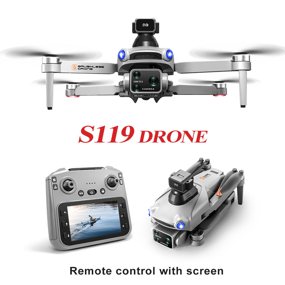 In 2026Hot Sales S119 Mini Drone Camera GPS Return-to-Home Function Professional Drone Quadcopter for Aerial Photography
