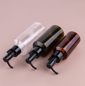 2026 Phong Cách Mới Thiết Kế Nhãn Có Thể Tái Chế 100Ml 150Ml 200Ml Rõ Ràng Màu Xanh Lá Cây Hổ Phách Bao Bì Khuôn Mặt Cơ Thể Tóc Dầu Nhựa Bơm Chai - Product Image 5