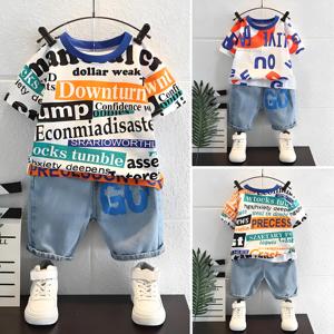 Lote de Stock al por Mayor: Conjuntos de 2 Piezas de Verano para Niños, Transpirables, de Algodón, con Camisetas, Camisetas sin Mangas y Pantalones Cortos, Estilos Mixtos, Excedentes de Ropa Infantil - Product Image 4