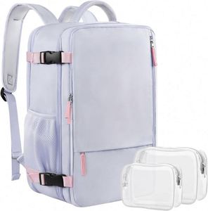 Échantillon Gratuit Grand Sac à Dos de Voyage pour Femmes, Sac à Dos Cabine, Sac à Dos Étanche pour Ordinateur Portable 17,4 Pouces, Sac de Sport et Scolaire - Product Image 6