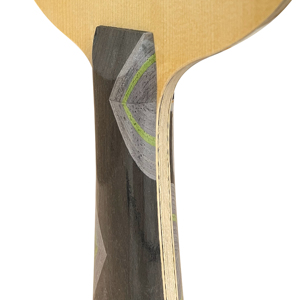 <span class=keywords><strong>Raquette</strong></span> de tennis de table en carbone ZYLON gris et noir lame de tennis de table hinoki professionnelle personnalisée 5PLY WOOD + 2PLY CARBON - Product Image 3