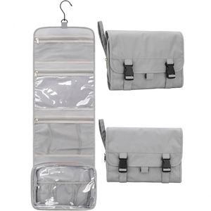 Neceser Impermeable con Múltiples Compartimentos Transparentes para Artículos de Maquillaje, Higiene y Afeitado para Hombres y Mujeres - Product Image 2