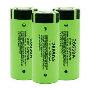 Fabriek Groothandel 26650 Batterij Echte 5200 Mah Met Meer dan 500 Cycli Oplaadbare Voor 26650 Batterij Zaklampen