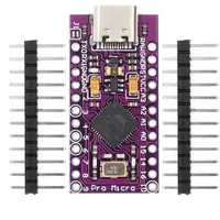 Module de contrôle Pro Micro avec bootloader ATmega32U4 5V/16MHz, Mega32U4 Leonardo pour Arduino