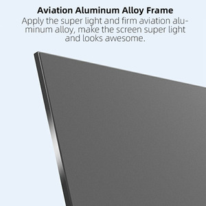 Nuovo Schermo di Proiezione Fresnel 5.0 <span class=keywords><strong>ALFA</strong></span> Anti-Luce con Telaio Fisso per Proiettore da 72-120 Pollici 8K UHD per Soggiorno e Home Theater 2026 - Product Image 5