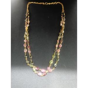 Collar de Perlas y Piedras Curativas de Jade Natural Colorido Estilo Bohemio para Mujer, Gargantilla de Perlas, Venta al por Mayor - Product Image 3