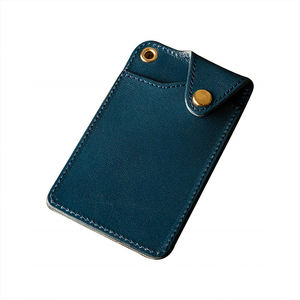 Sac d'identification en cuir véritable ultra-mince simple porte-carte porte-carte en cuir mensuel - Product Image 3