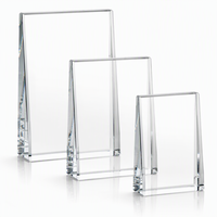 Trophée en cristal personnalisé avec logo gravé, plaque optique K9, cadeau de reconnaissance d'entreprise en gros pour cérémonie événementielle