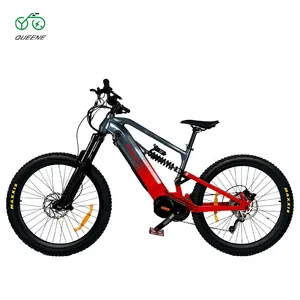 공장 가격 48v 750w 1000w 파워 풀 서스펜션 하이브리드 29 "산악 자전거 E 사이클 전기 자전거