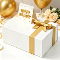 Caja de Regalo de Cartón de Lujo Navideña Personalizada con Logotipo del Fabricante, Caja de Regalo con Logotipo
