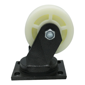 6 Zoll schwere weiße 360-Grad-Drehung industrielle Nylon-Kunststoff-Kugel rollen - Product Image 4