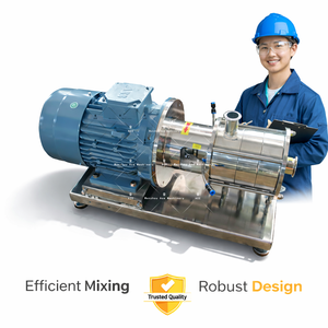 Food Grade Stainless Steel Dairy Homogenizer Pump Liquid Powder High Shear Mixer - Product Image 3