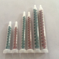 Pack Cartouche Jetable Polyuréthane Cloche Bouche Buse 5.4-17 8 Elément Baril Mélangeur Plastique Statique Mélangeur Mc Pour Double