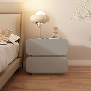 Muebles <span class=keywords><strong>de</strong></span> Dormitorio Precio al por Mayor Mesita <span class=keywords><strong>de</strong></span> <span class=keywords><strong>Noche</strong></span> <span class=keywords><strong>de</strong></span> Madera Estilo Nórdico Moderno <span class=keywords><strong>de</strong></span> Lujo Ligero y Sencillo para el Hogar con Cajones - Product Image 5