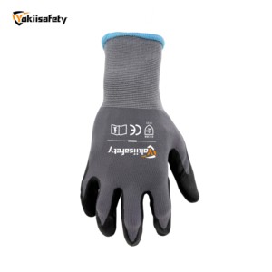 Yokiisafety Wholesale Foam Nitrile Coated Rubber Nitrile Palm Construction Durable Industrial Nylon Safety Nitrile Work <strong>Gloves</strong> - Product Image 2