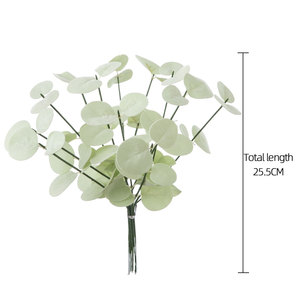 MW09919 mazzo di foglie di eucalipto fiore artificiale di nuovo stile di primavera per la decorazione domestica decorazione di nozze - Product Image 6
