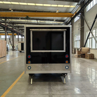 Remorque alimentaire mobile en tôle galvanisée certifiée DOT FMVSS, longue durée de vie, pour chocolaterie et restauration rapide