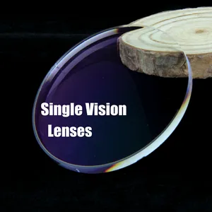 2024 lentes oftálmicas de lentes de visão única 1.499/1.56/1.59PC/1.61/1.67/1.74 taxas altas de recompra