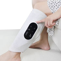 FSPG Nouveau Masseur Musculaire pour Mollets et Pieds à Compression d'Air Sans Fil, Chaleur, Vibration et Écran LED pour la Circulation et la Récupération