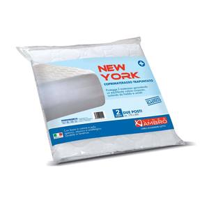 AMBRO LINE - Housse de matelas matelassée NEW YORK 1P 1/2 125X200CM - Product Image 1