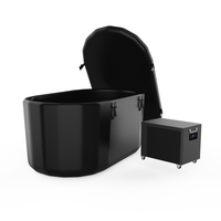 Baignoire gonflable pliable pour bébé Ali Baba, baignoire de récupération sportive, baignoire à glace, accessoire de bain à glace