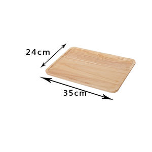 Venta caliente bandeja de fruta de pan de madera bandeja de <span class=keywords><strong>desayuno</strong></span> rectangular múltiple para el hogar protección del medio ambiente taza de té bandeja de madera - Product Image 4