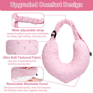 Pink Mottled Nursing Pillow Cover U Shape Breastfeeding Positioner <b>Memory</b> <b>Foam</b> Support <b>Cushion</b> Customized - Product Image 3