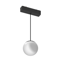 Ushine Lampe sur rail magnétique ultra-mince MT26 de haute qualité 6W/9W, formes multiples, DC48V, en aluminium, type lustre