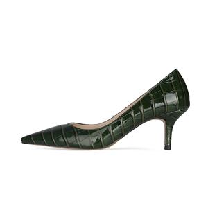 Chaussures à motif crocodile pour les femmes, style décontracté, <span class=keywords><strong>talon</strong></span> aiguilles tendance, idéales pour les mariages - Product Image 5