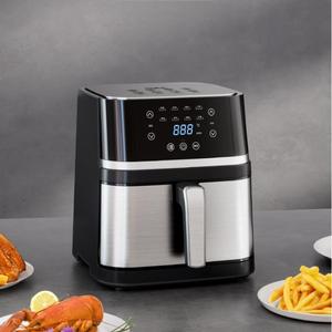 Alta Capacidade Smart Touchscreen Air Fryer OEM Aço Inoxidável Oil-Free Low-Fat Qualidade Cooking Appliance para refeições saudáveis - Product Image 2