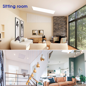 Bền mạnh mẽ 36 hạt đèn không nhấp nháy ánh sáng mỏng 36 Wát lõm Backlit 6060 nhựa DOB mới lớn <span class=keywords><strong>Led</strong></span> Vuông Bảng điều chỉnh ánh sáng - Product Image 4