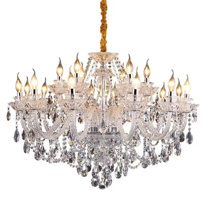 Top selling Crystal Luxury Chandelier living room dining room villa study decoration ceiling lighting