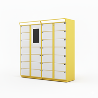 Casier de lavage automatique à service libre avec serrure électronique intelligente, armoire de lavage, écoles, usage commercial, acier durable résistant à la rouille