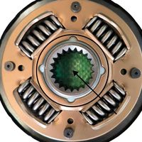 Disque d'embrayage multi-cuivre 275 résistant à l'usure, amortissement en 3 étapes, compatible avec les camions légers JAC Foton Dongfeng